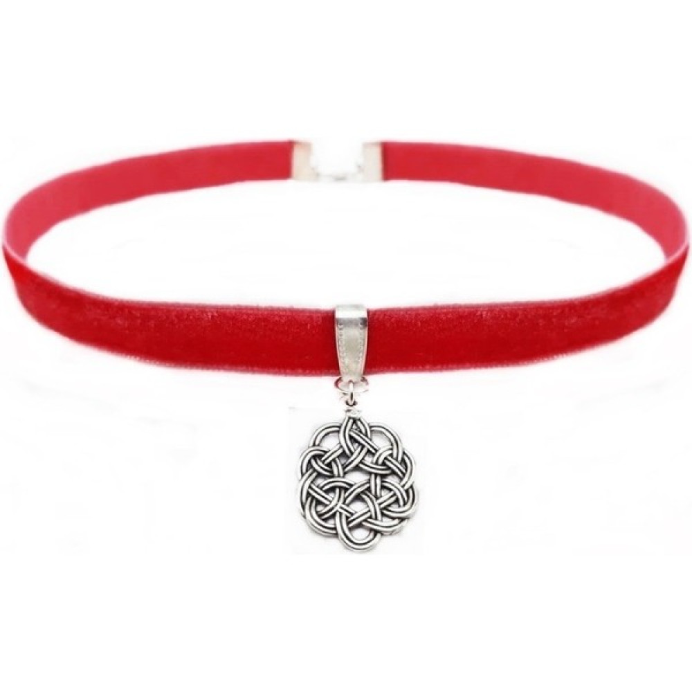 BijuStore Kazaziye Aşk Düğümü Choker Tasma Kolye Bijuteri Kolye Fiyatı