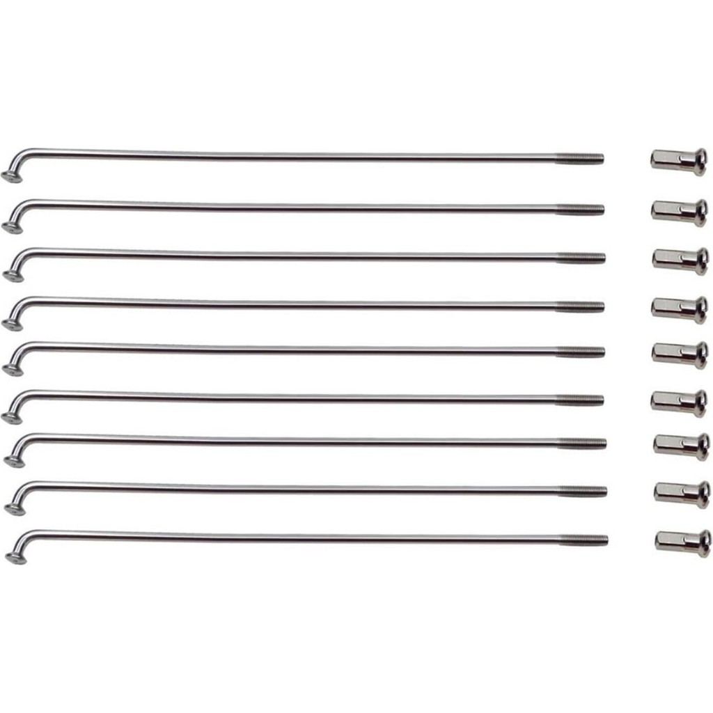 Bike And Art 2.5mm x 277MM Tel ve Krom Tel Başı Paslanmaz 80 Adet Diğer Fiyatı