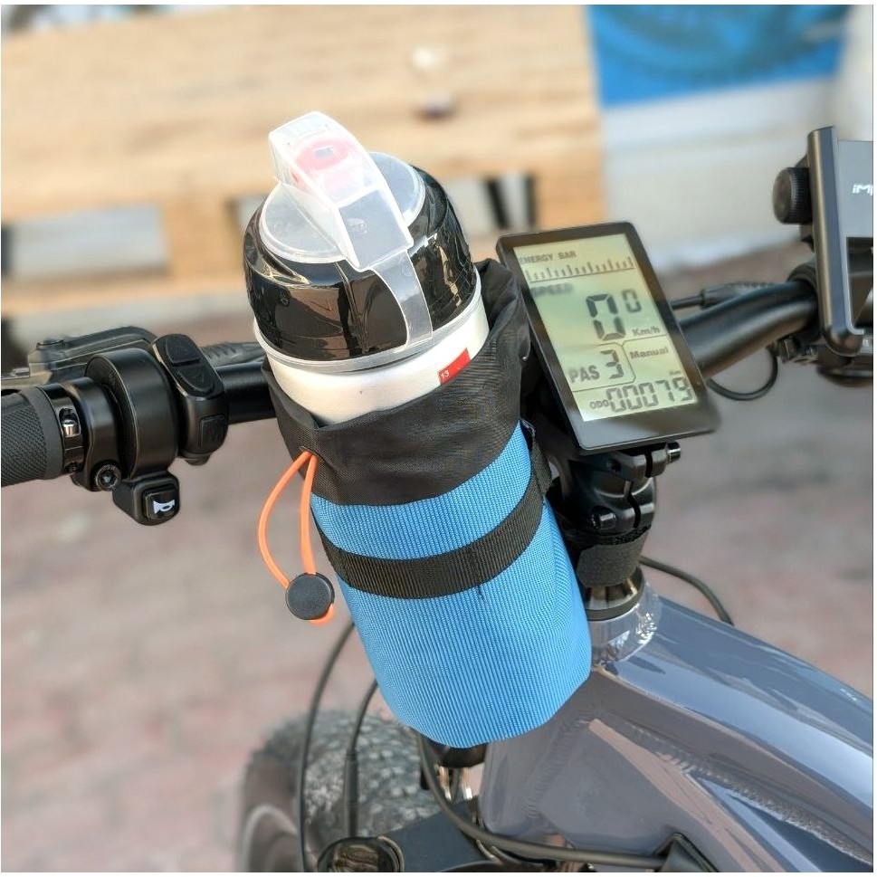 Bike And Art Gidon Suluk Çantası - Kumaş Matara Kafesi - Bisiklet Şişelik (Elektrikli ve Normal Bisiklet Uyumlu) Bisikletler Fiyatı