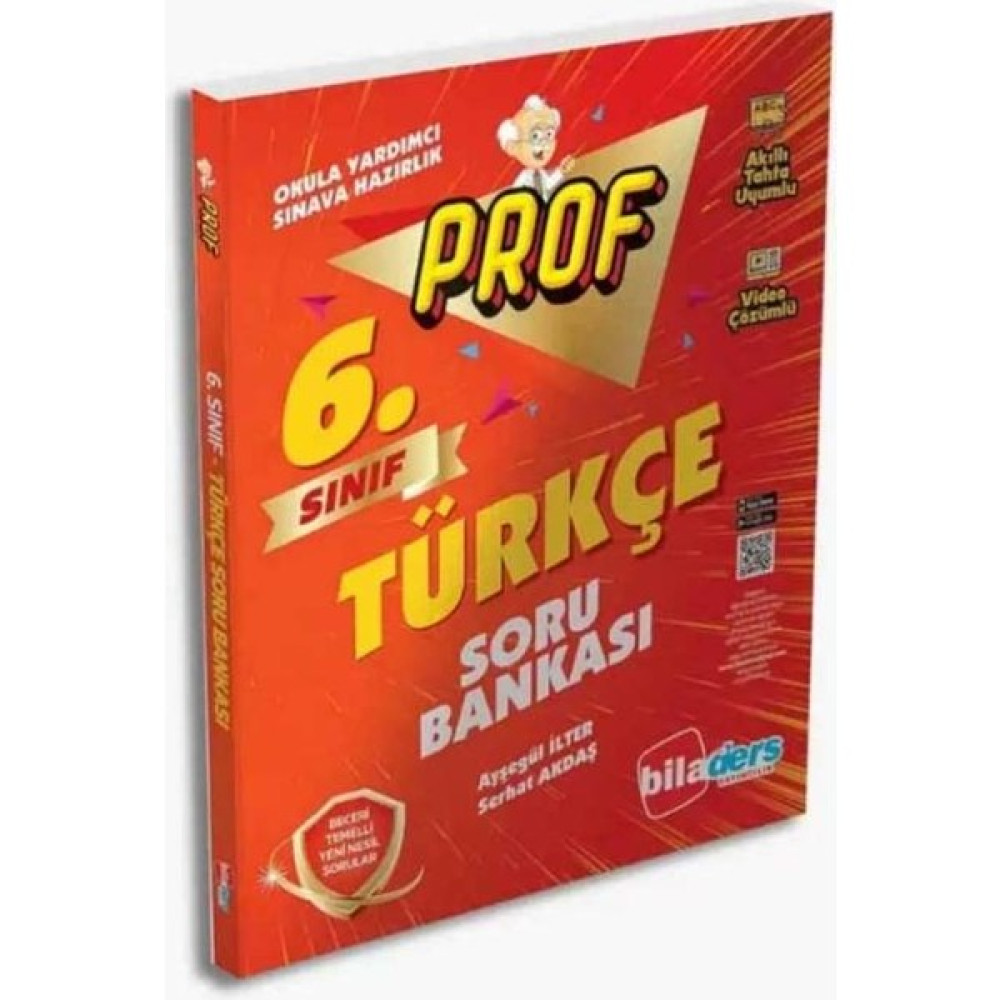 Biladers Yayıncılık 6. Sınıf Türkçe Soru Bankası Prof 0922 Kaynak Kitapları Fiyatı