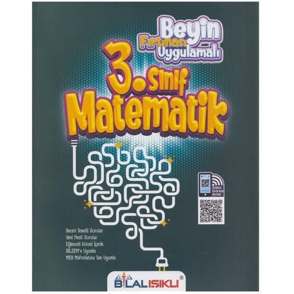 Bilal Işıklı Yayınları 3. Sınıf Matematik Beyin Fırtınası Uygulamalı Kaynak Kitapları Fiyatı