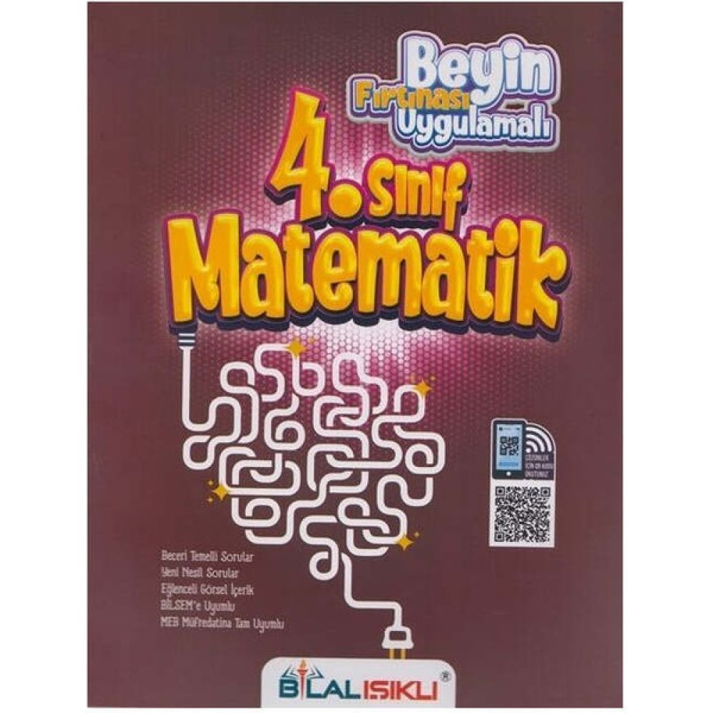 Bilal Işıklı Yayınları 4. Sınıf Matematik Beyin Fırtınası Uygulamalı Kaynak Kitapları Fiyatı