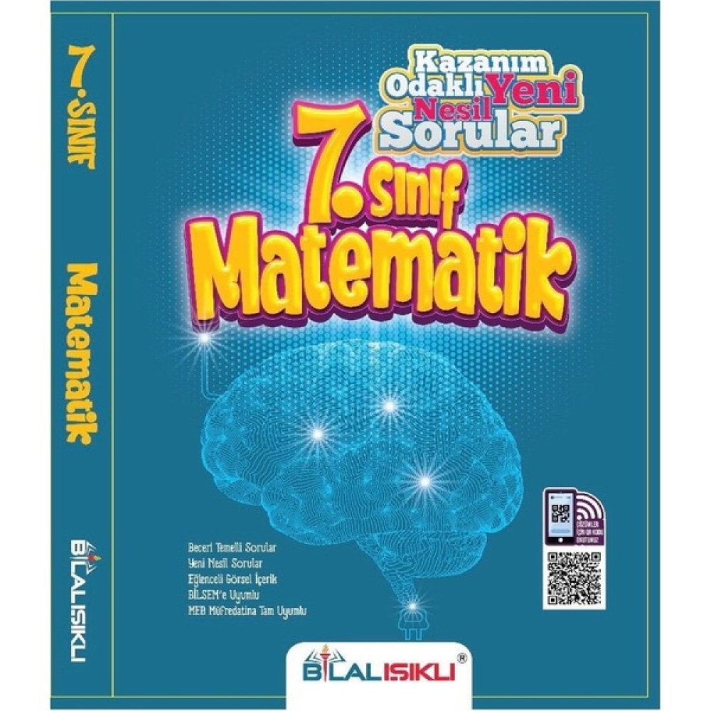 Bilal Işıklı Yayınları 7. Sınıf Matematik Kazanım Odaklı Soru Bankası Kaynak Kitapları Fiyatı
