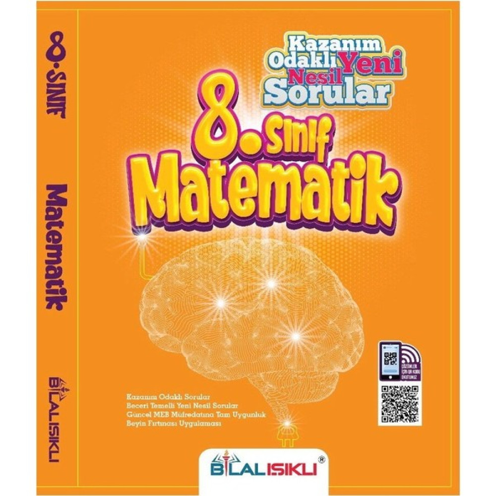 Bilal Işıklı Yayınları 8. Sınıf Matematik Kazanım Odaklı Soru Bankası Kaynak Kitapları Fiyatı