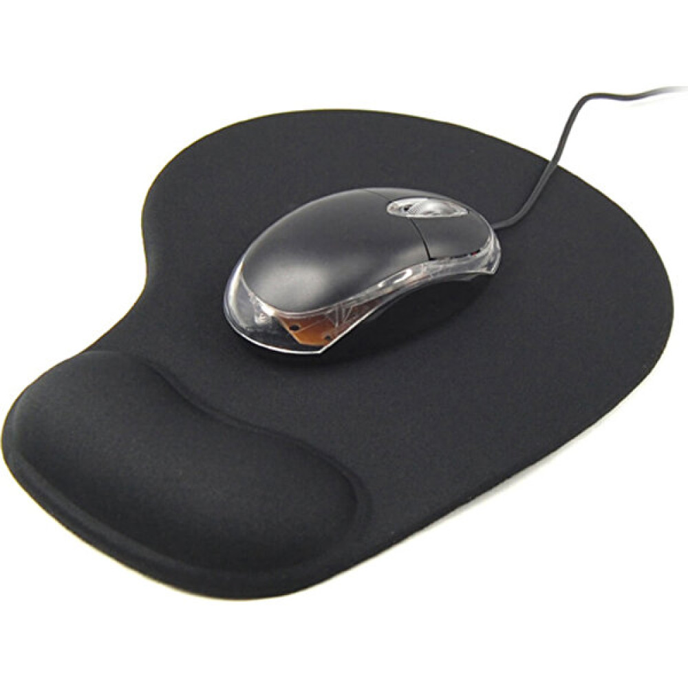 Bilek Destekli Mouse Pad - Gamer Kaydırmaz Silikon Jel Oyun Ped - Siyah Mouse Pad Fiyatı