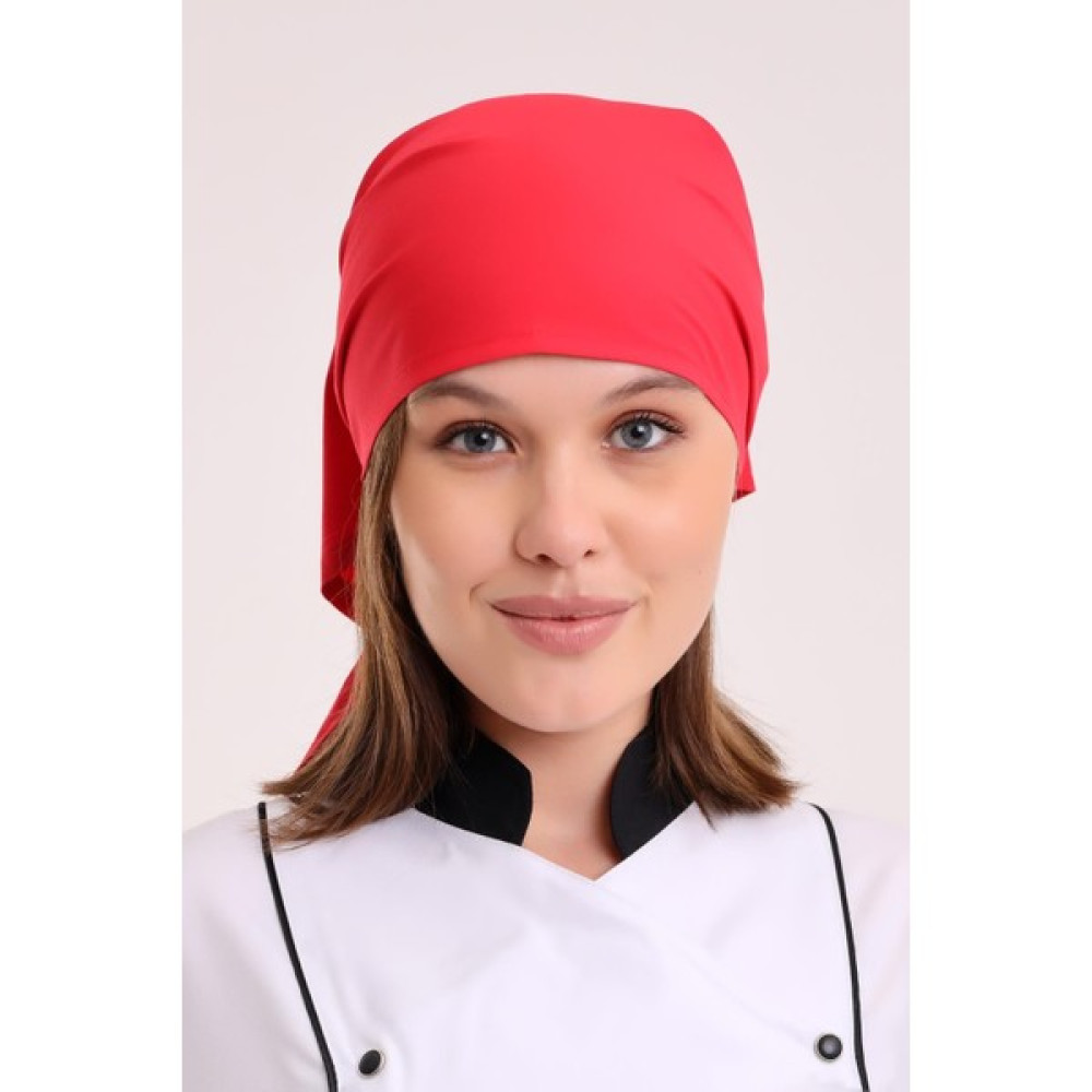 Bilenn Tekstil Bandana - 115 Kırmızı - Standart Mutfak Önlüğü Fiyatı