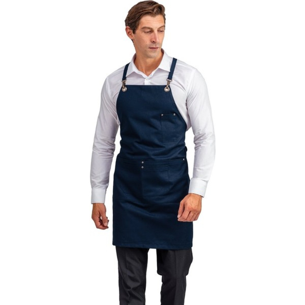 Bilenn Tekstil Barista Askılı Önlük Çift Cepli - Lacivert - Standart Oto Boyaları Fiyatı