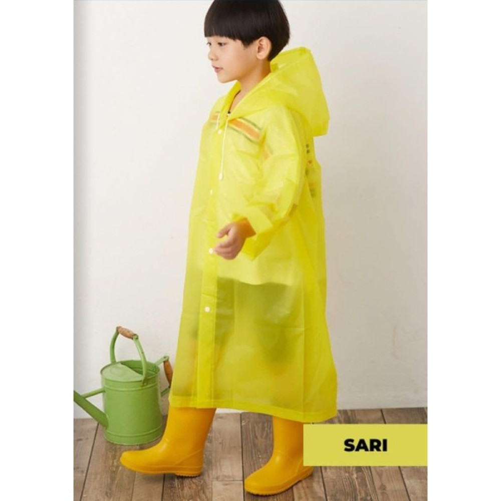Bilenn Tekstil Yağmurluk Unisex Çocuk - Sarı Kız Çocuk Yağmurluk Fiyatı