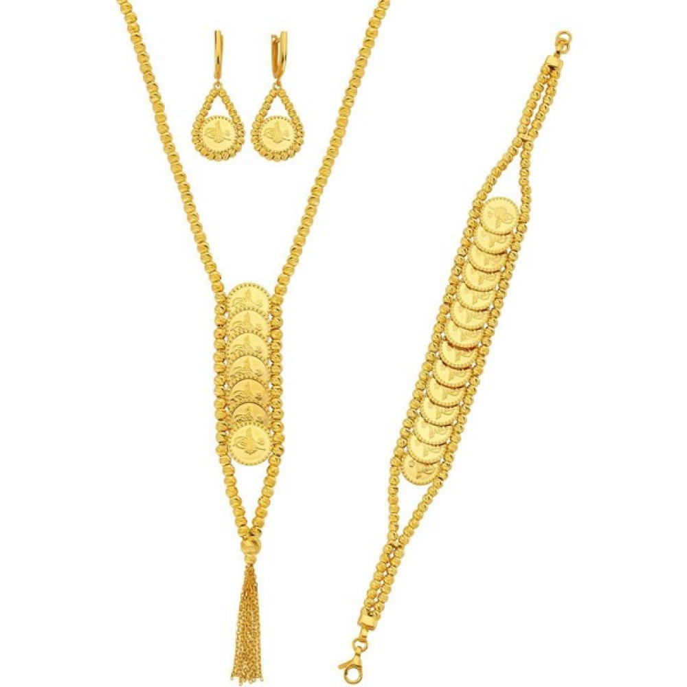 Bilezikhane 22 Ayar Turalı Dorikalı Set 50 gr Altın Kolye Fiyatı