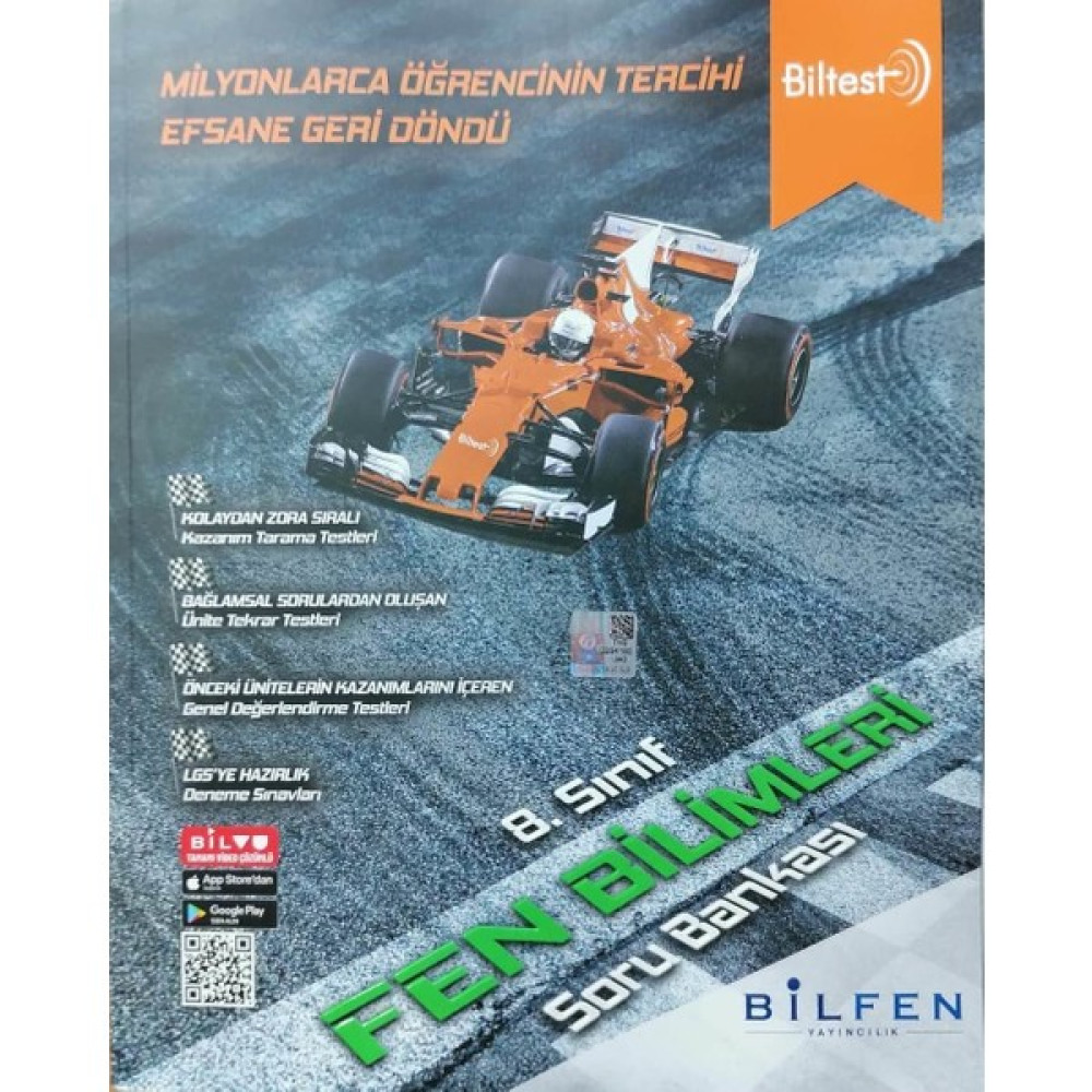 Bilfen Biltest 8.sınıf Lgs Fen Bilimleri Soru Bankası Kaynak Kitapları Fiyatı