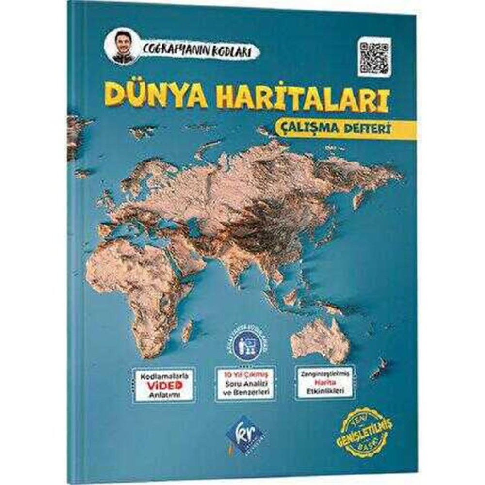 Bilfen Kr Coğrafyanın Kodları Dünya Haritaları Çalışma Defteri (Tüm Sınavlar Için) Kaynak Kitapları Fiyatı