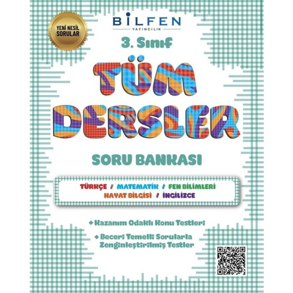 Bilfen Yayıncılık 3. Sınıf Yeni Tüm Dersler Soru Bankası Tüm Dersler Fiyatı