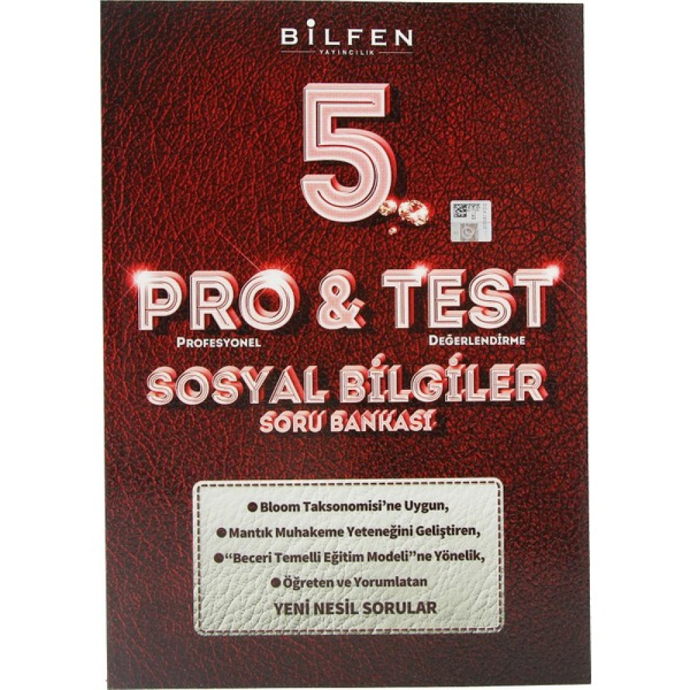 Bilfen Yayıncılık 5. Sınıf Pro&Test Sosyal Bilgiler Soru Bankası Sosyal Bilgiler Fiyatı