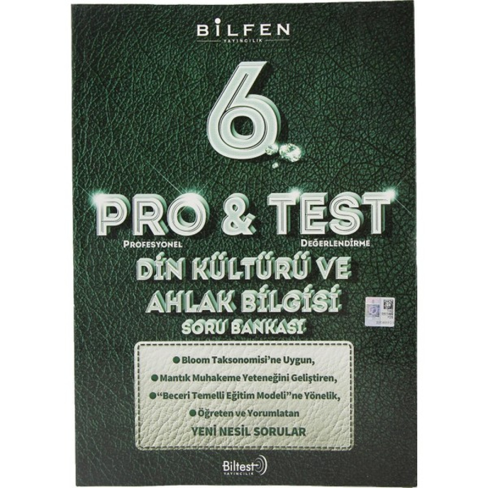 Bilfen Yayıncılık 6. Sınıf Pro&Test Din Kültürü Ve Ahlak Bilgisi Soru Bankası Din Kültürü ve Ahlak Bilgisi Fiyatı