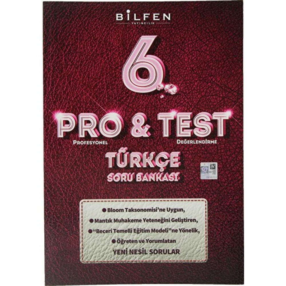 Bilfen Yayıncılık 6. Sınıf Pro&Test Türkçe Soru Bankası Türkçe Fiyatı
