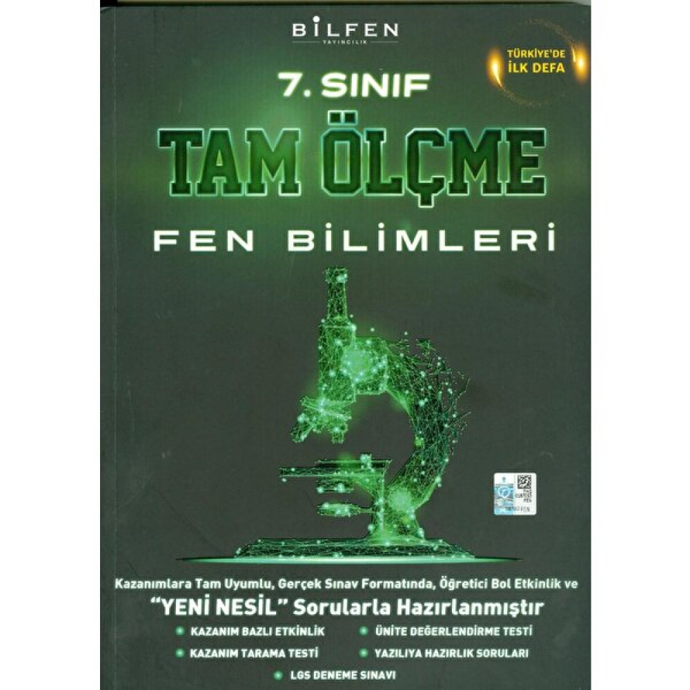 Bilfen Yayıncılık 7. Sınıf Fen Bilimleri Tam Ölçme Yeni Kaynak Kitapları Fiyatı