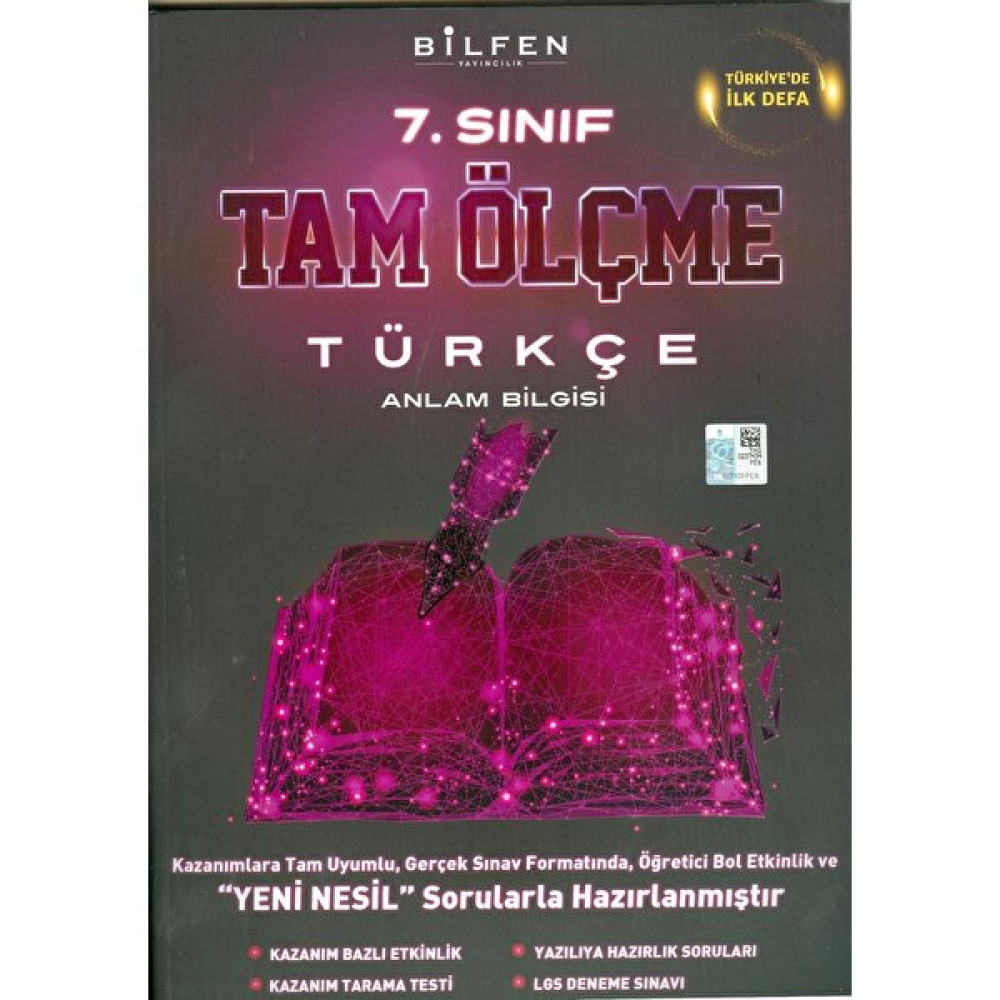 Bilfen Yayıncılık 7. Sınıf Türkçe Tam Ölçme Yeni Kaynak Kitapları Fiyatı