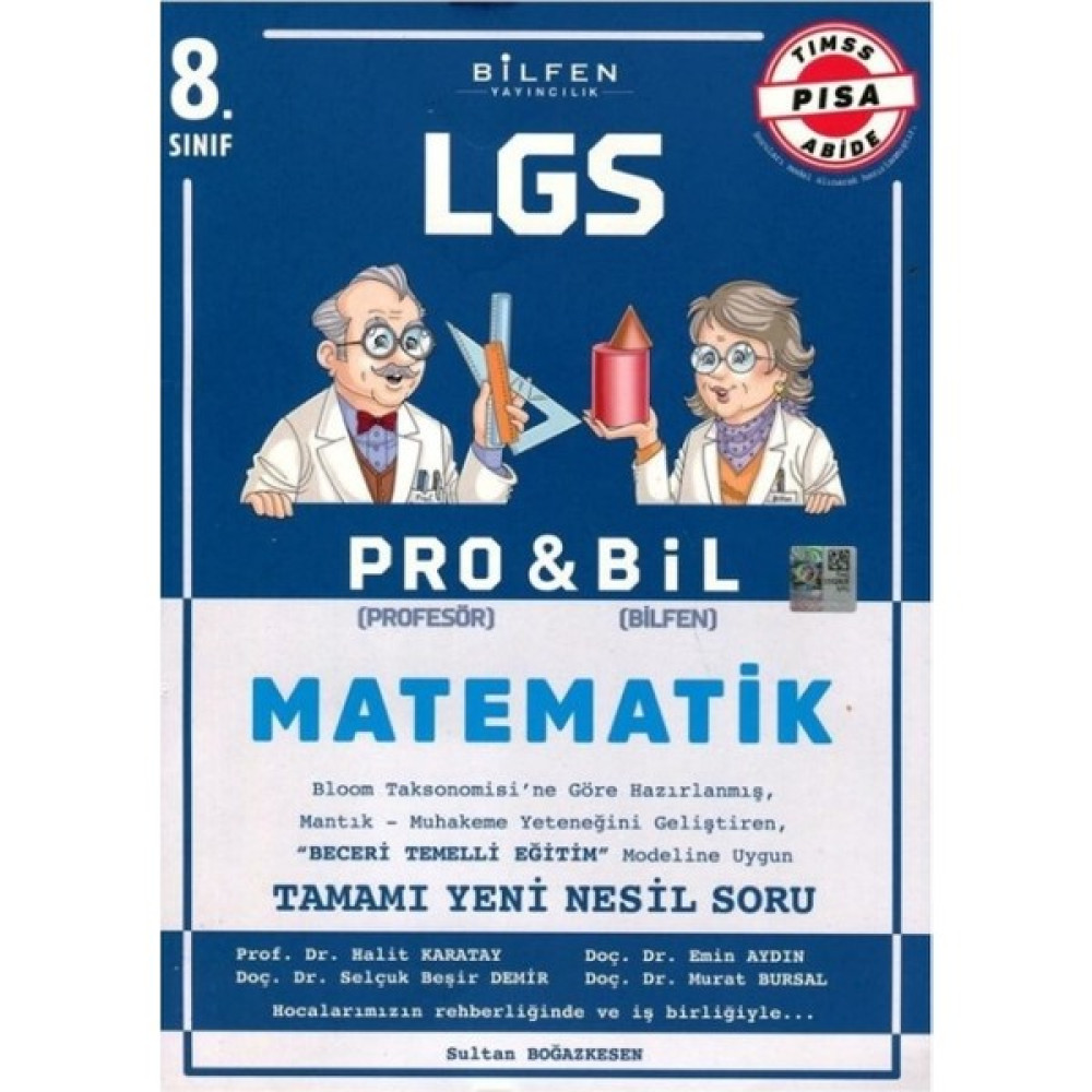 Bilfen Yayıncılık 8.Sınıf Matematik 8 Pro&Bıl Soru Bankası Matematik Fiyatı