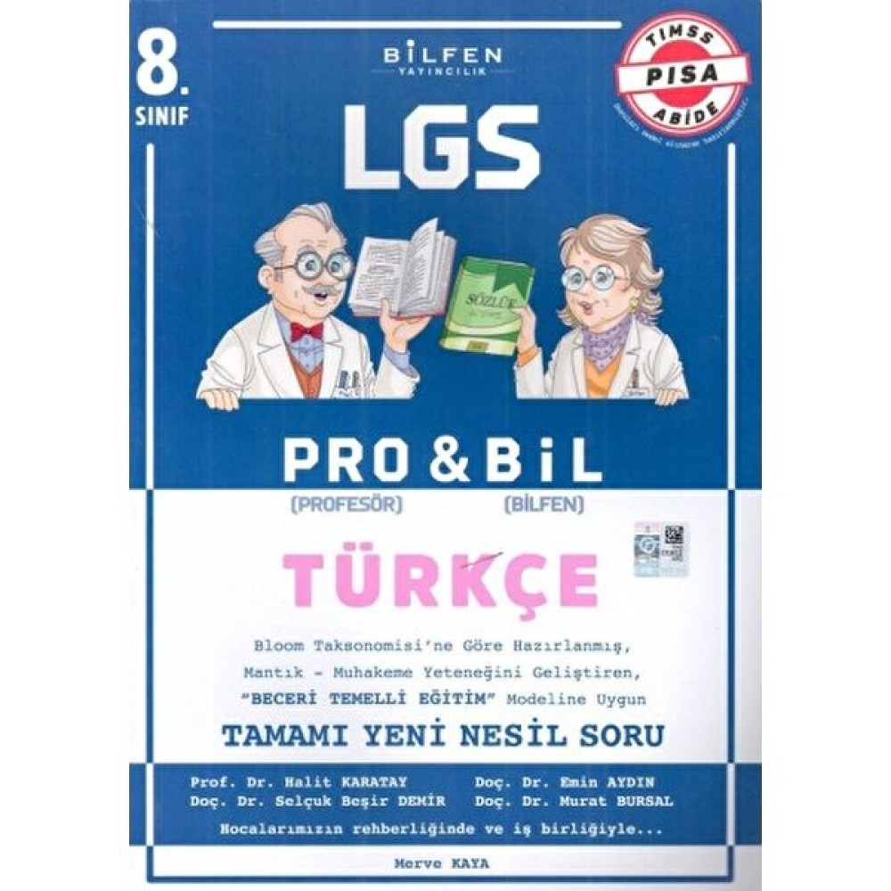 Bilfen Yayıncılık 8.Sınıf Türkçe 8 Pro&Bıl Soru Bankası Türkçe Fiyatı