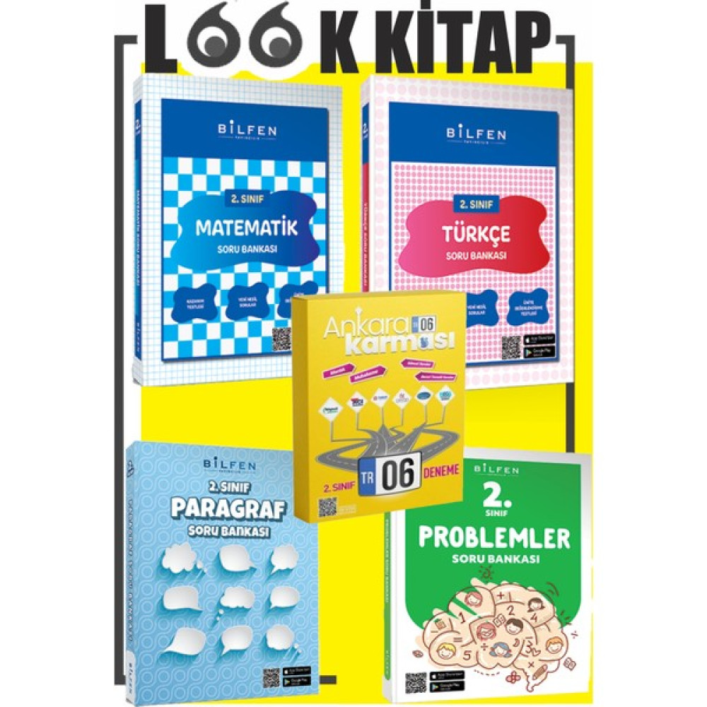Bilfen Yayınları 2. Sınıf Bilfen Türkçe Matematik Paragraf Problem Yeni Nesil Soru Bankası Ankara Karması 2. Sınıf Matematik Fiyatı