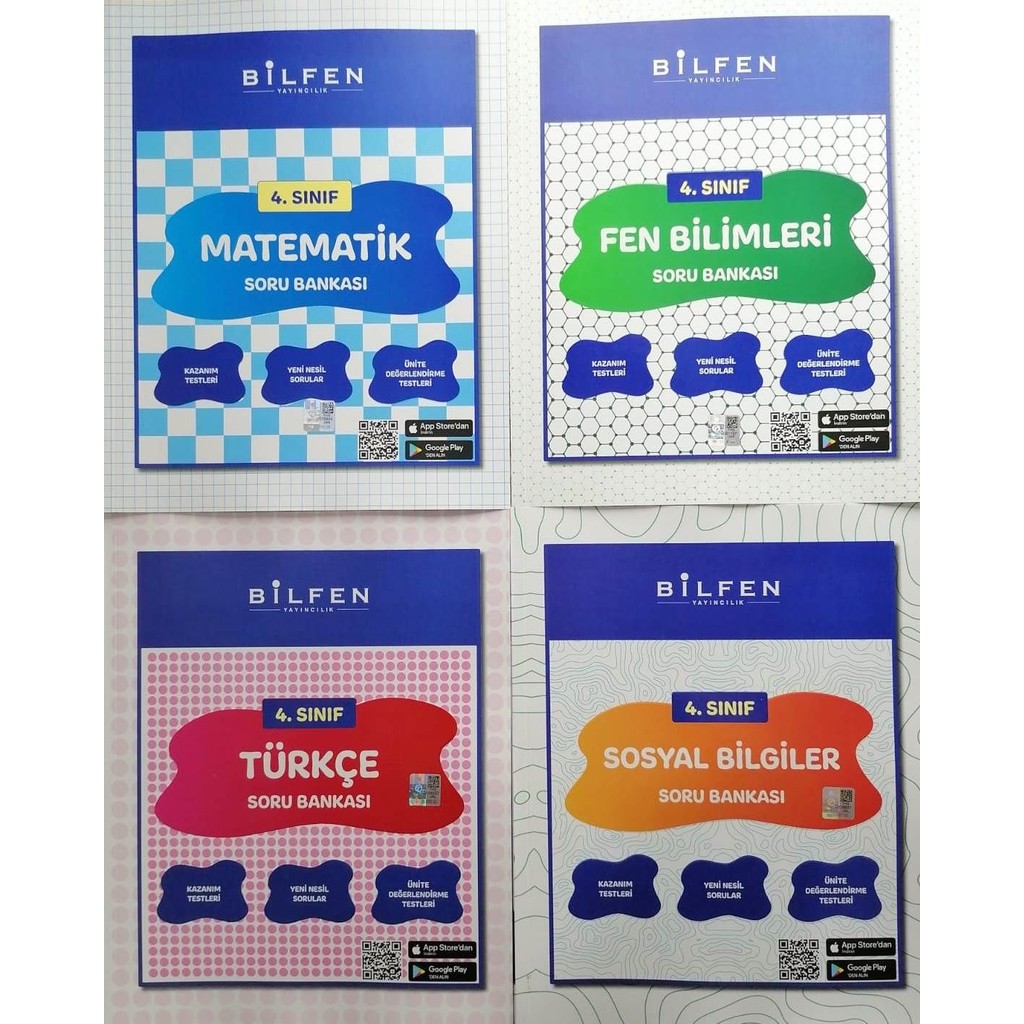 Bilfen Yayınları 4. Sınıf 4'lü Soru Bankası Seti Diğer Fiyatı