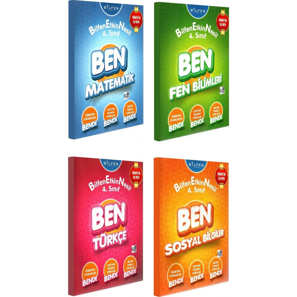 Bilfen Yayınları 4. Sınıf Ben Matematik Türkçe Fen Bilimleri Sosyal Bilgiler Etkin Nesil Seti 4 Kitap Diğer Fiyatı