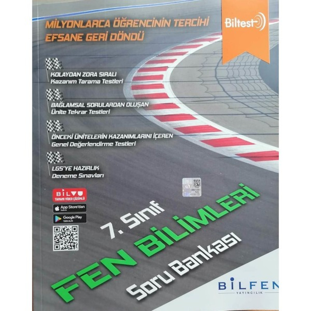 Bilfen Yayınları 7. Sınıf Biltest Fen Bilimleri Soru Bankası Kaynak Kitapları Fiyatı