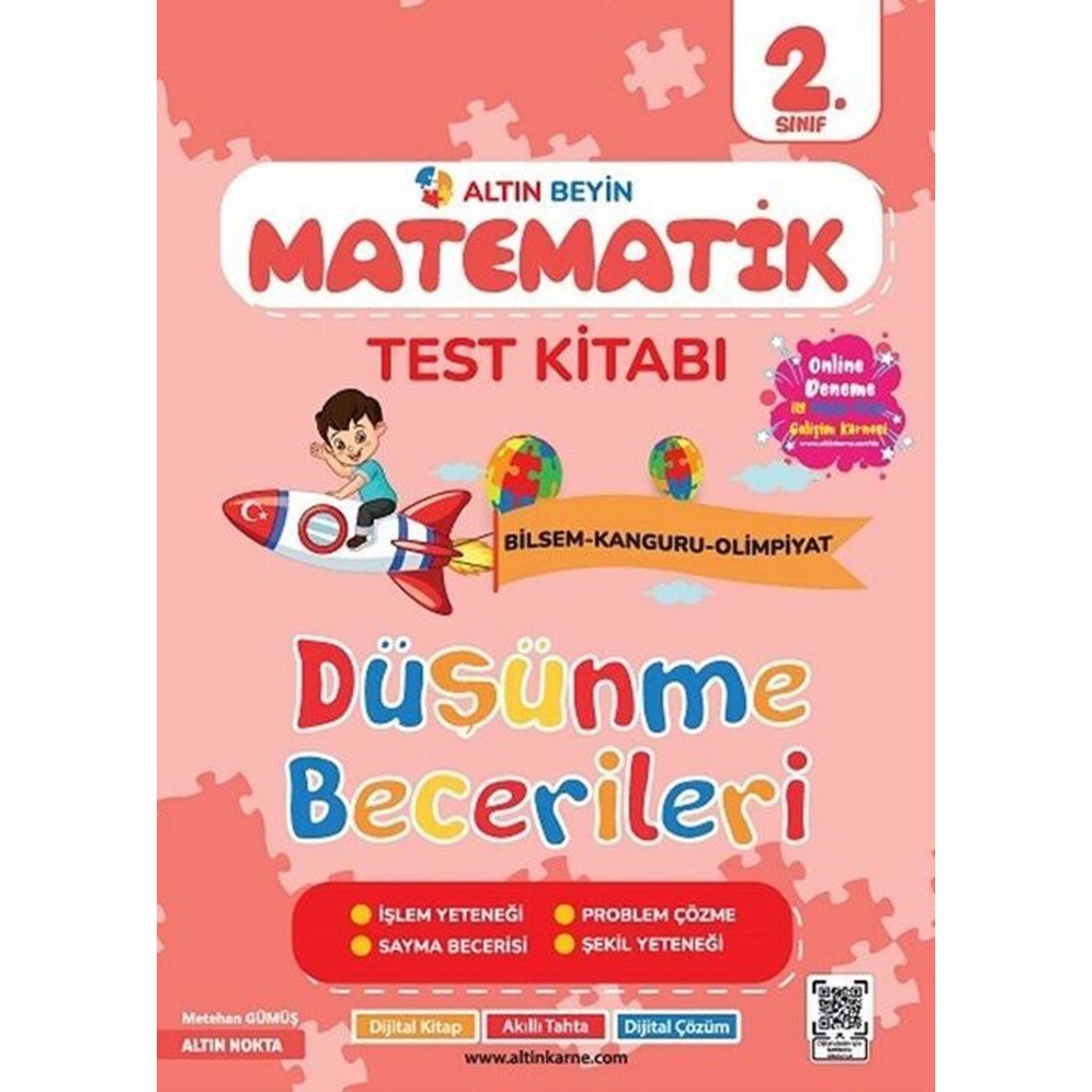 Bilfen Yayınları Altın Nokta 2. Sınıf Beyin Matematik Test Kitabı Diğer Fiyatı