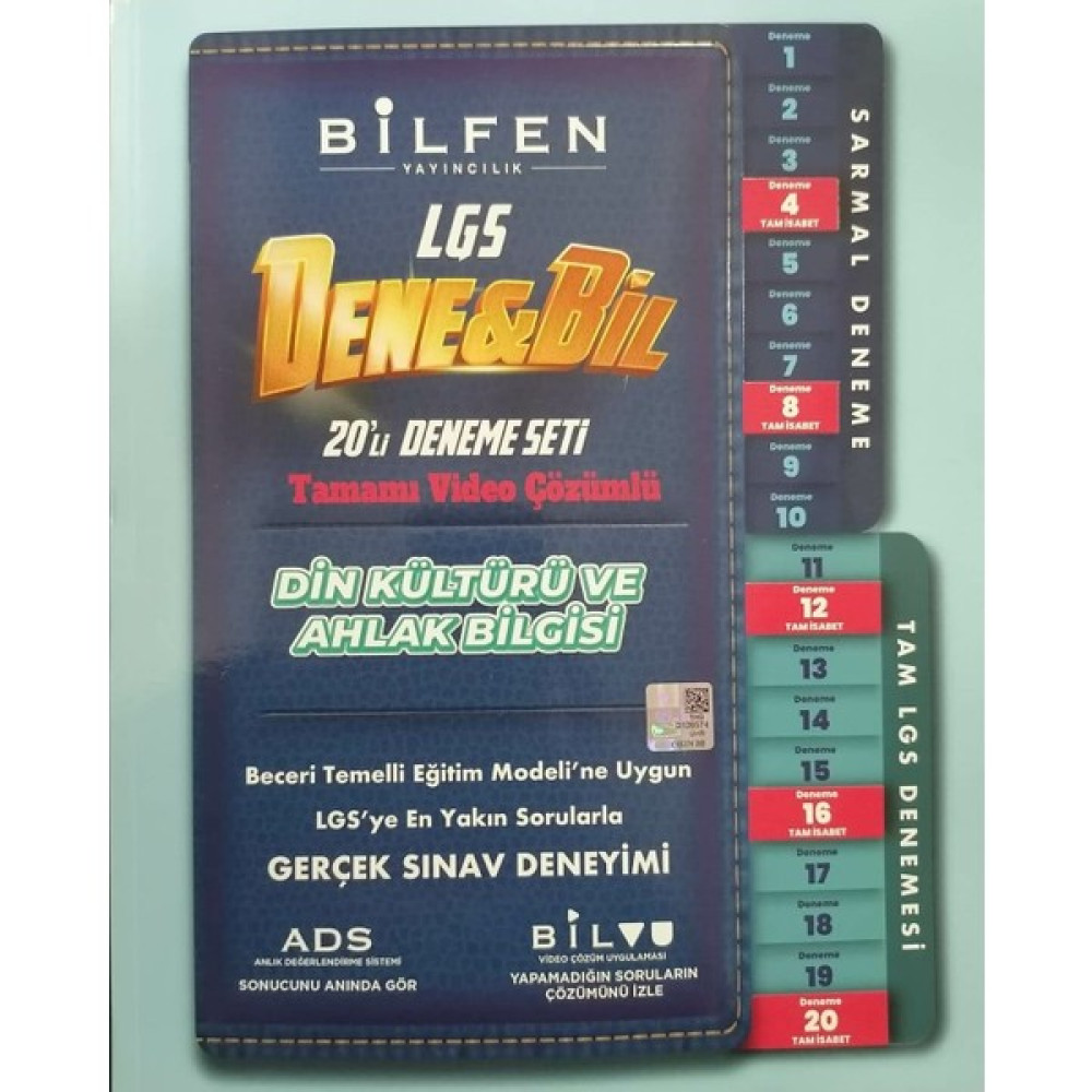 Bilfen Yayınları Bilfen 8. Sınıf LGS Denebil Din Kültürü 20 Deneme Seti - Bilfen Dene Bil Kaynak Kitapları Fiyatı