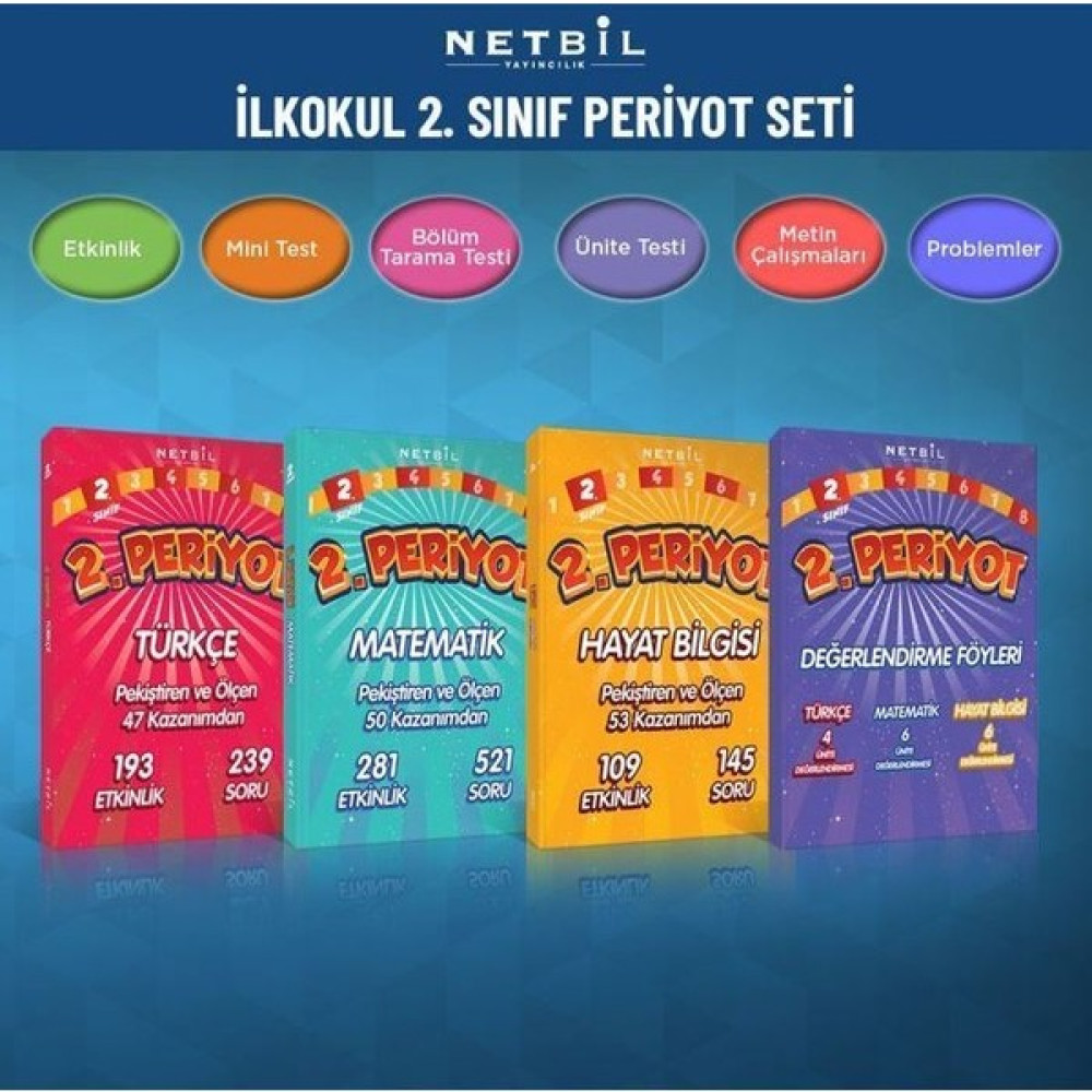 Bilfen Yayınları Netbil 2. Sınıf Periyot Eğitim Seti Kaynak Kitapları Fiyatı