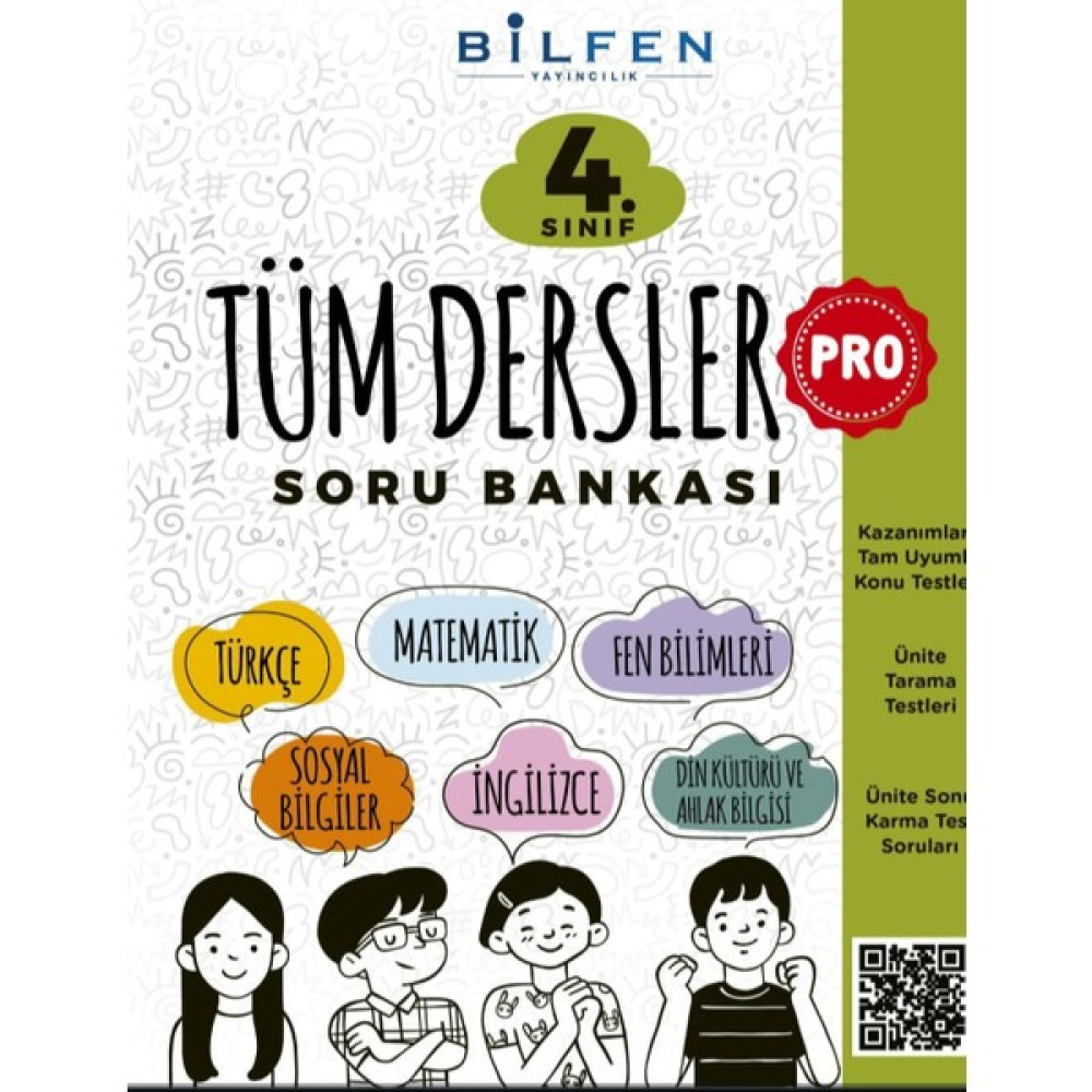 Bilfen Yayınları Pro 4. Sınıf Tüm Dersler Soru Bankası Tüm Dersler Fiyatı