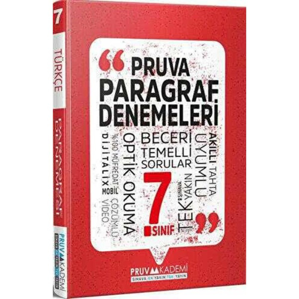 Bilfen Yayınları Pruva 7. Sınıf Paragraf Denemeleri Kaynak Kitapları Fiyatı