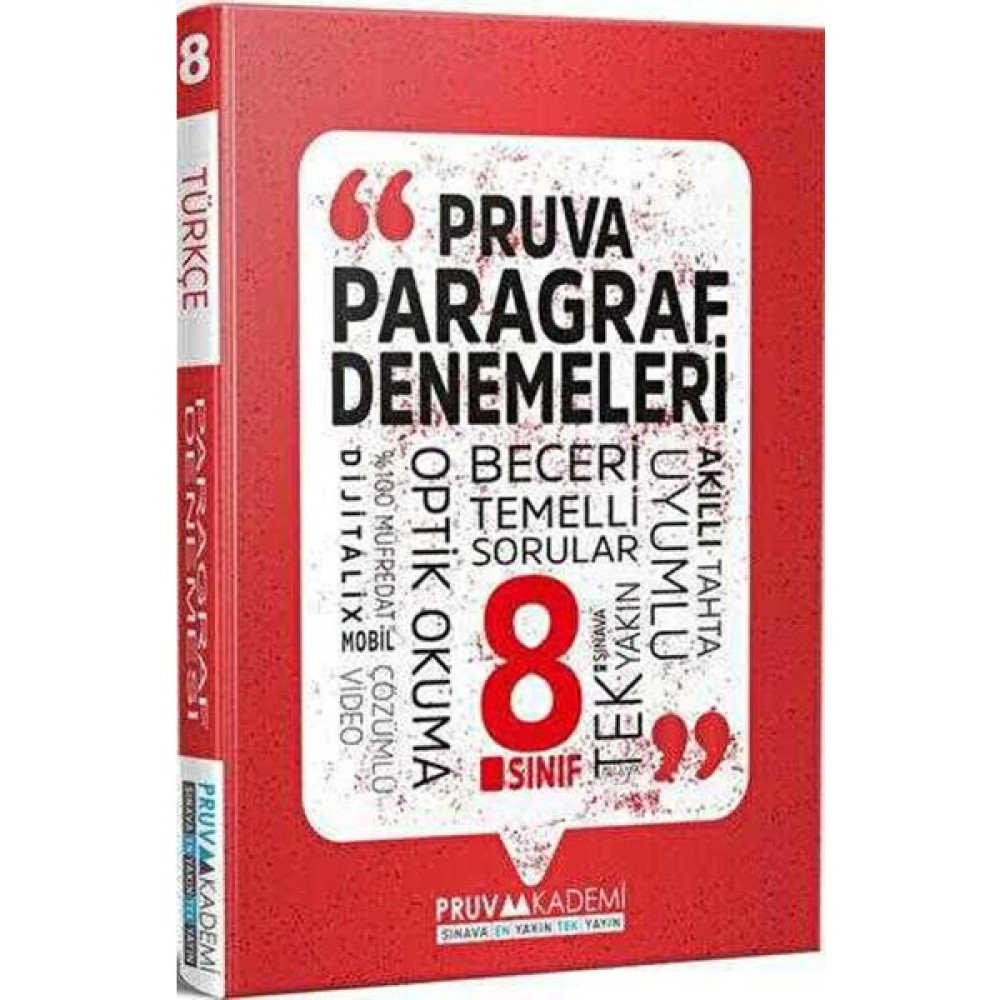 Bilfen Yayınları Pruva 8. Sınıf Paragraf Denemeleri Kaynak Kitapları Fiyatı