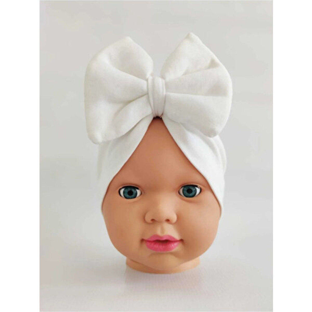 Bilge Trend Fiyonklu Likralı Çift Kat Kız Bebek Bonesi (6-18 Ay Arası Uyumludur) Bebek Şapkası Fiyatı