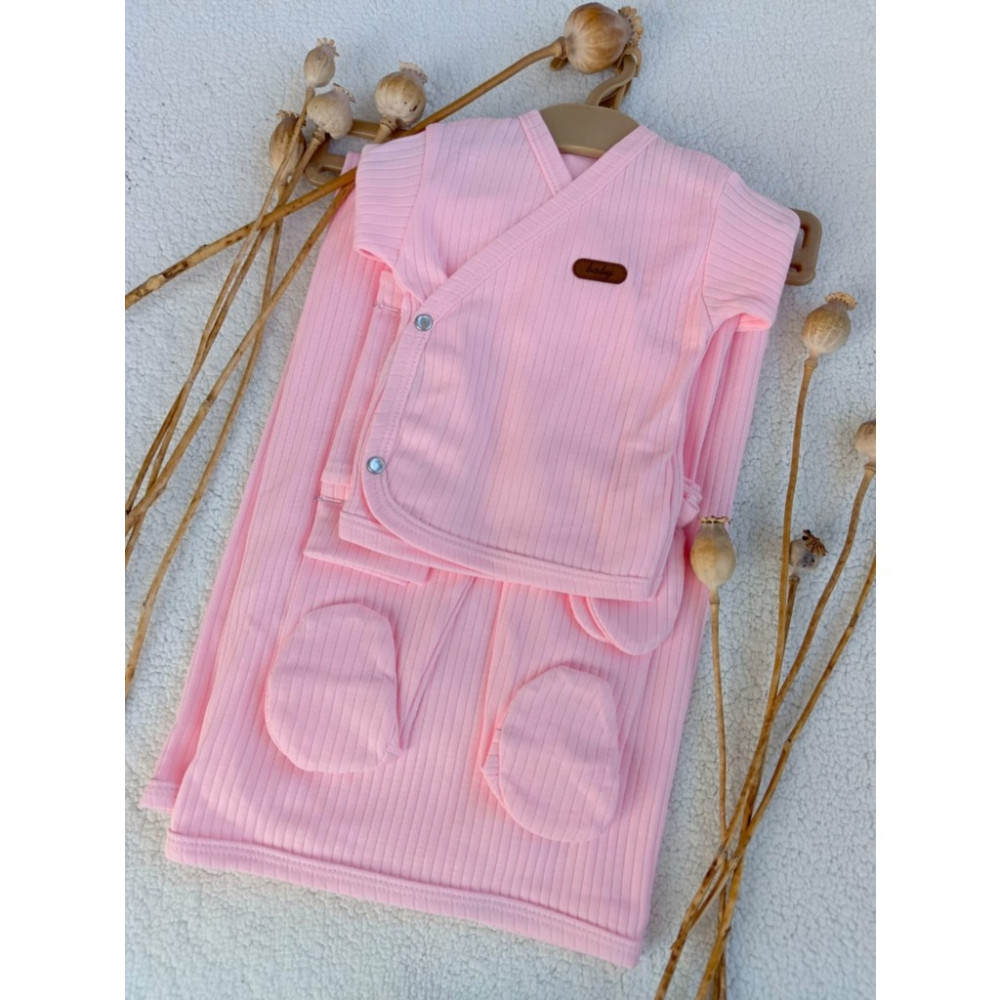 Bilge Trend Kız Bebek Natural Pembe 7 Parça Hastane Çıkışı Zıbın Seti Diğer Fiyatı