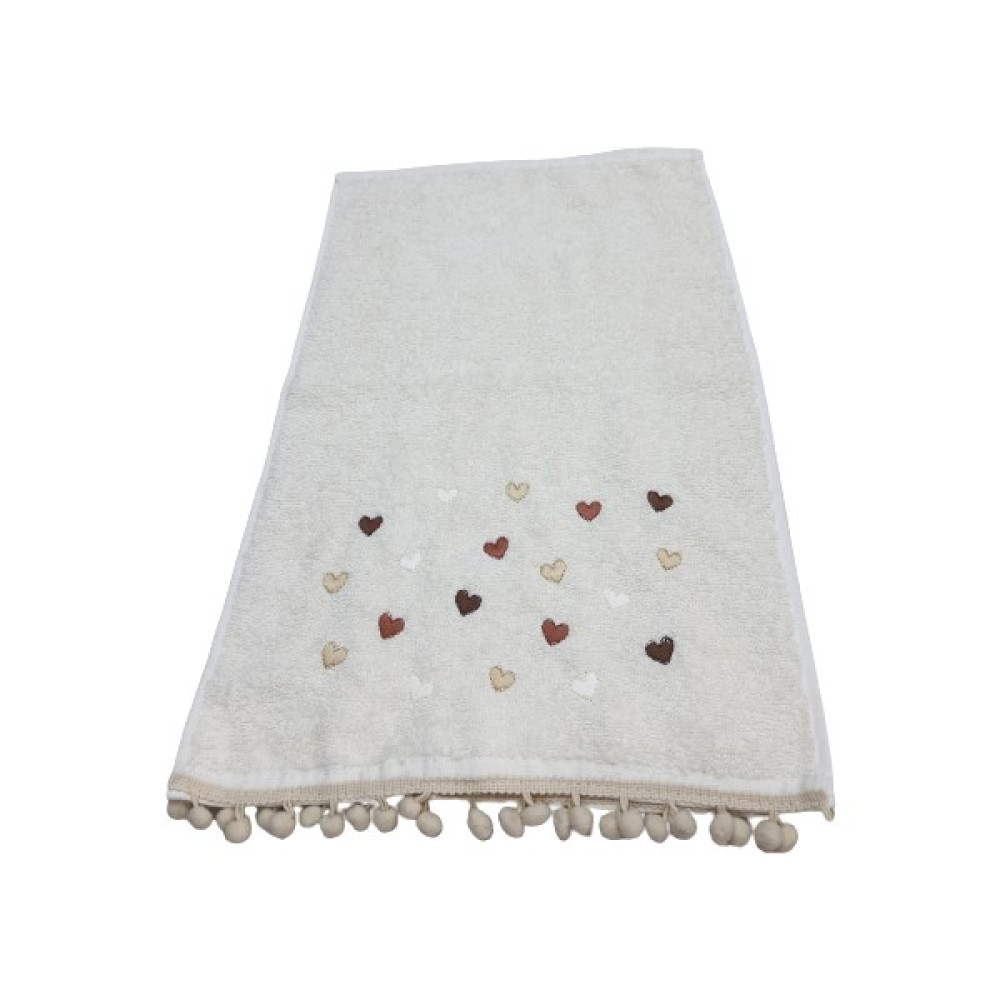 Bilgem Tekstil Havlu El-Yüz Pamuk 30 x 50 Misafir-Mutfak - 30 x 50 cm - Krem El / Yüz Havlusu Fiyatı