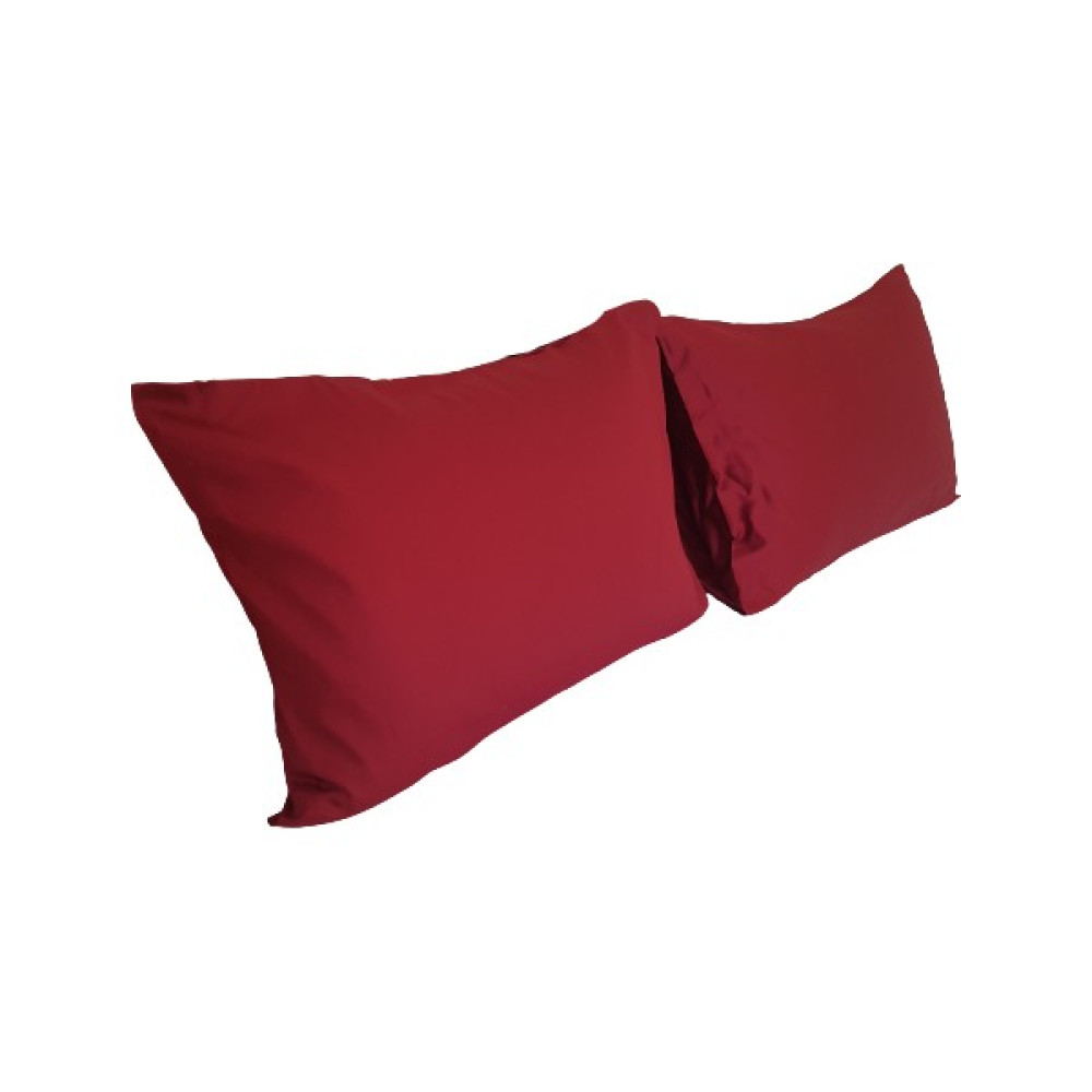 Bilgem Tekstil Yastık Kılıfı Pamuk Saten,pamuk 50*70 cm - Bordo Yastık Kılıfı Fiyatı