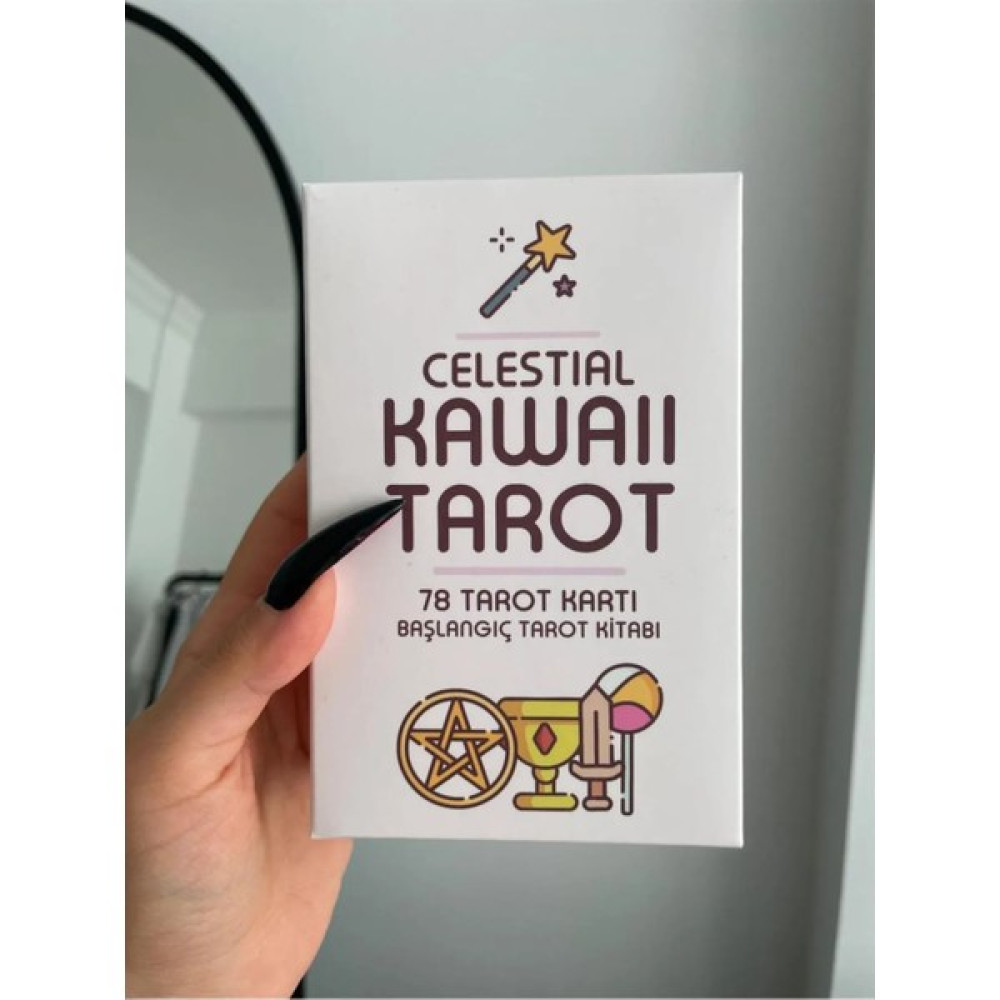 Bilger Celestial Kawaii Tarot Kartları ve Başlangıç Tarot Kitabı Planettarot - Beyaz Oyun Takımları Fiyatı
