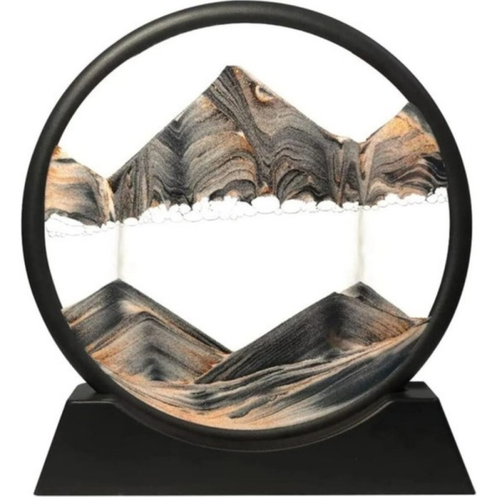 Bilger Hareketli Kum Sanatı Resim Sandscapes Yuvarlak Cam 3D Derin Deniz Kumu 17*15 cm Hediyelik Eşya Fiyatı