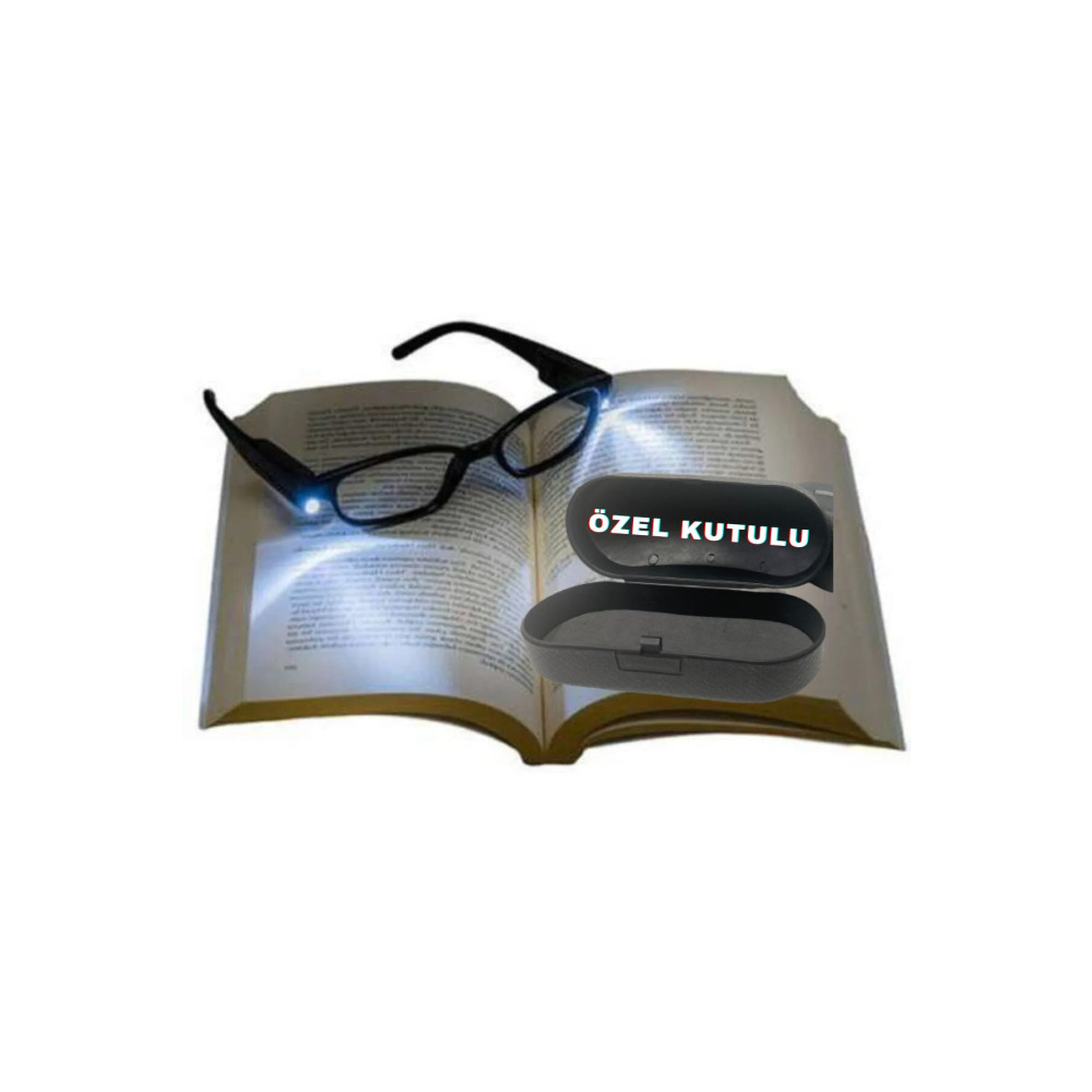 BİLGExSHOP Kitap Okuma Gözlüğü Led Işıklı (ÖZEL KUTULU) Hediyelik Eşya Fiyatı
