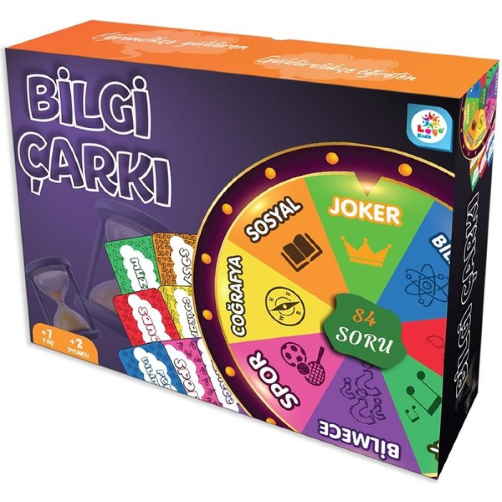 Bilgi Çarkı Eğitici ve Eğlenceli Kutu Oyunu Çocuk Oyuncağı Fiyatı