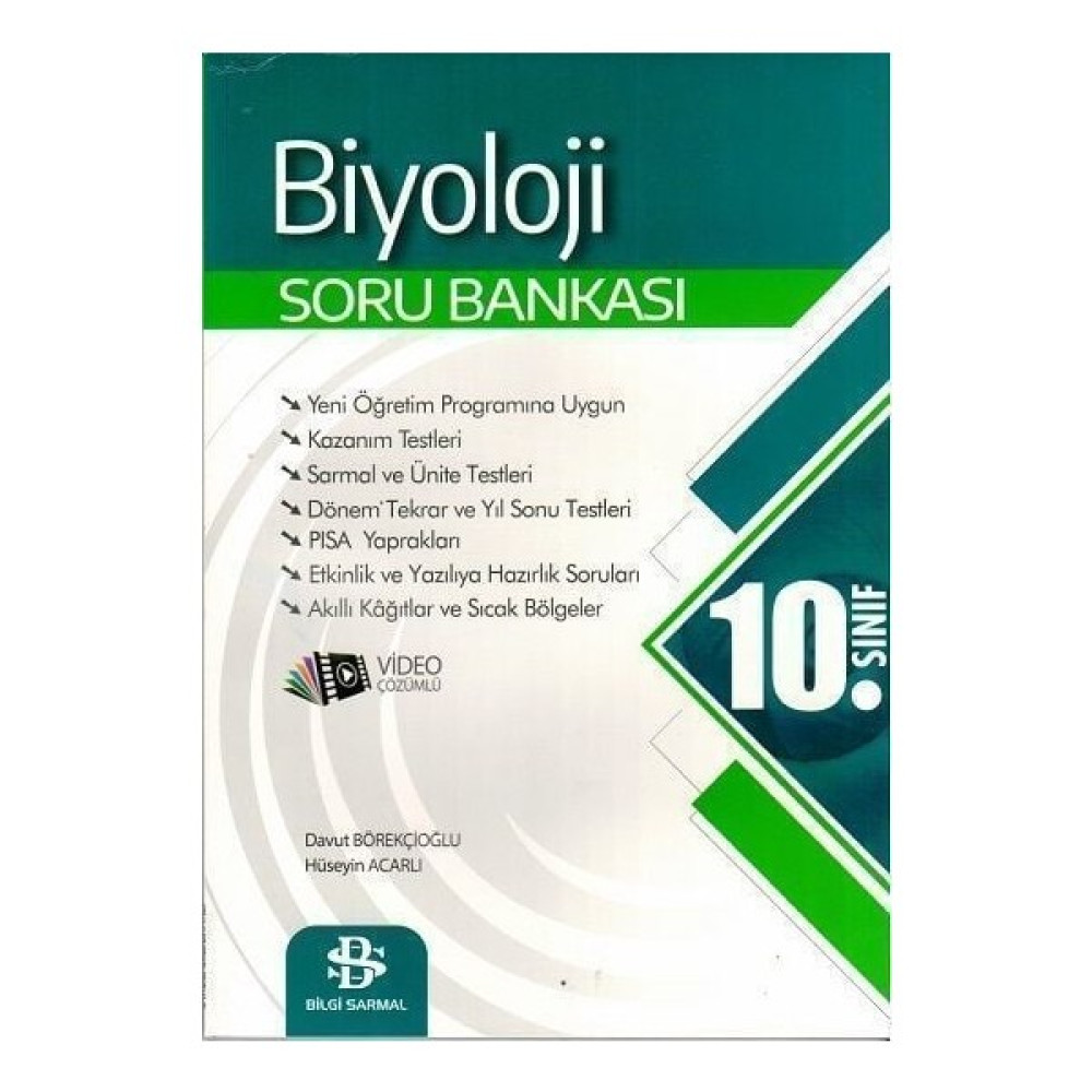 Bilgi Sarmal Yayınları 10. Sınıf Biyoloji Soru Bankası - Bilgi Sarmal Yayınları 10 Biyoloji - Yeni Kaynak Kitapları Fiyatı