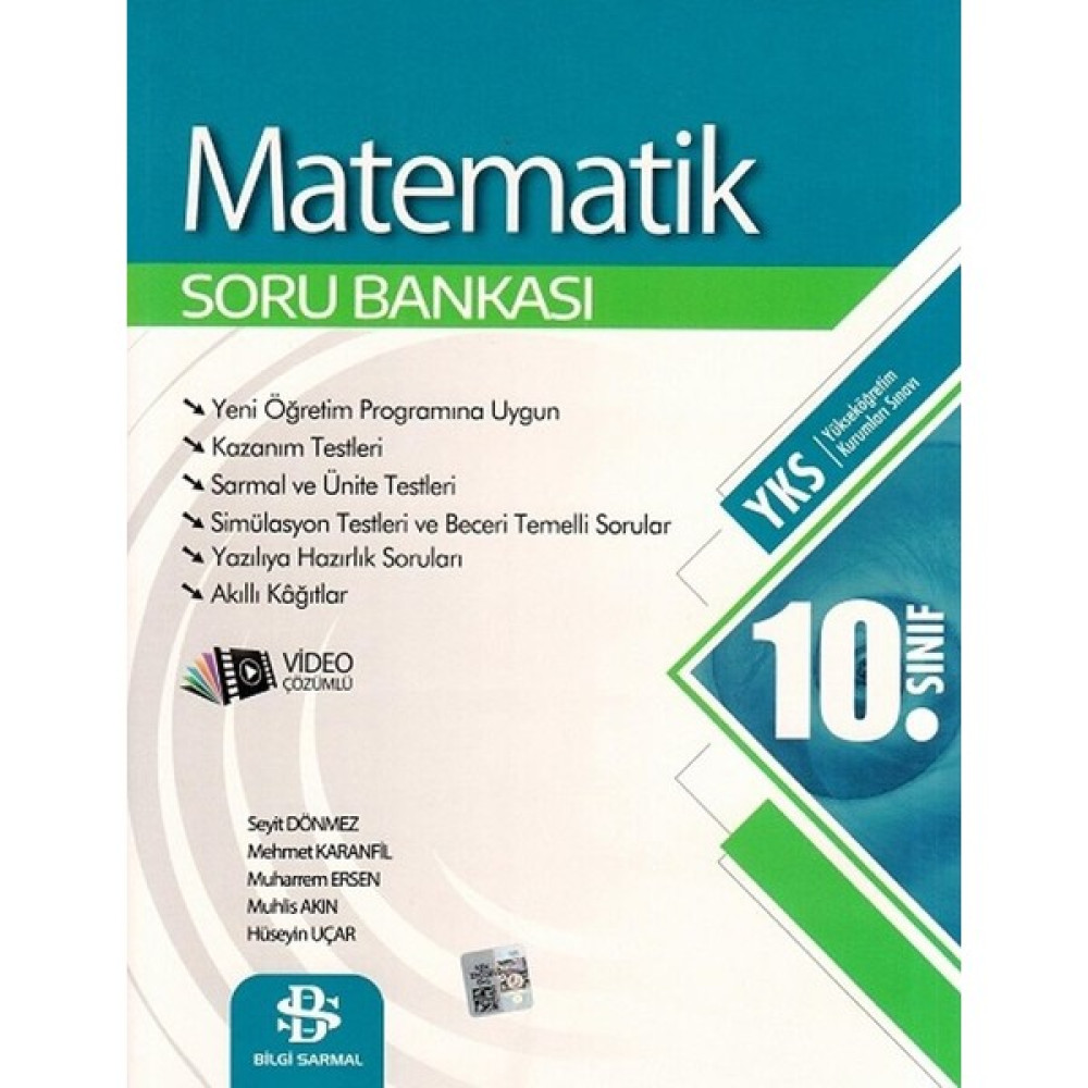 Bilgi Sarmal Yayınları 10. Sınıf Matematik Soru Bankası Matematik Fiyatı