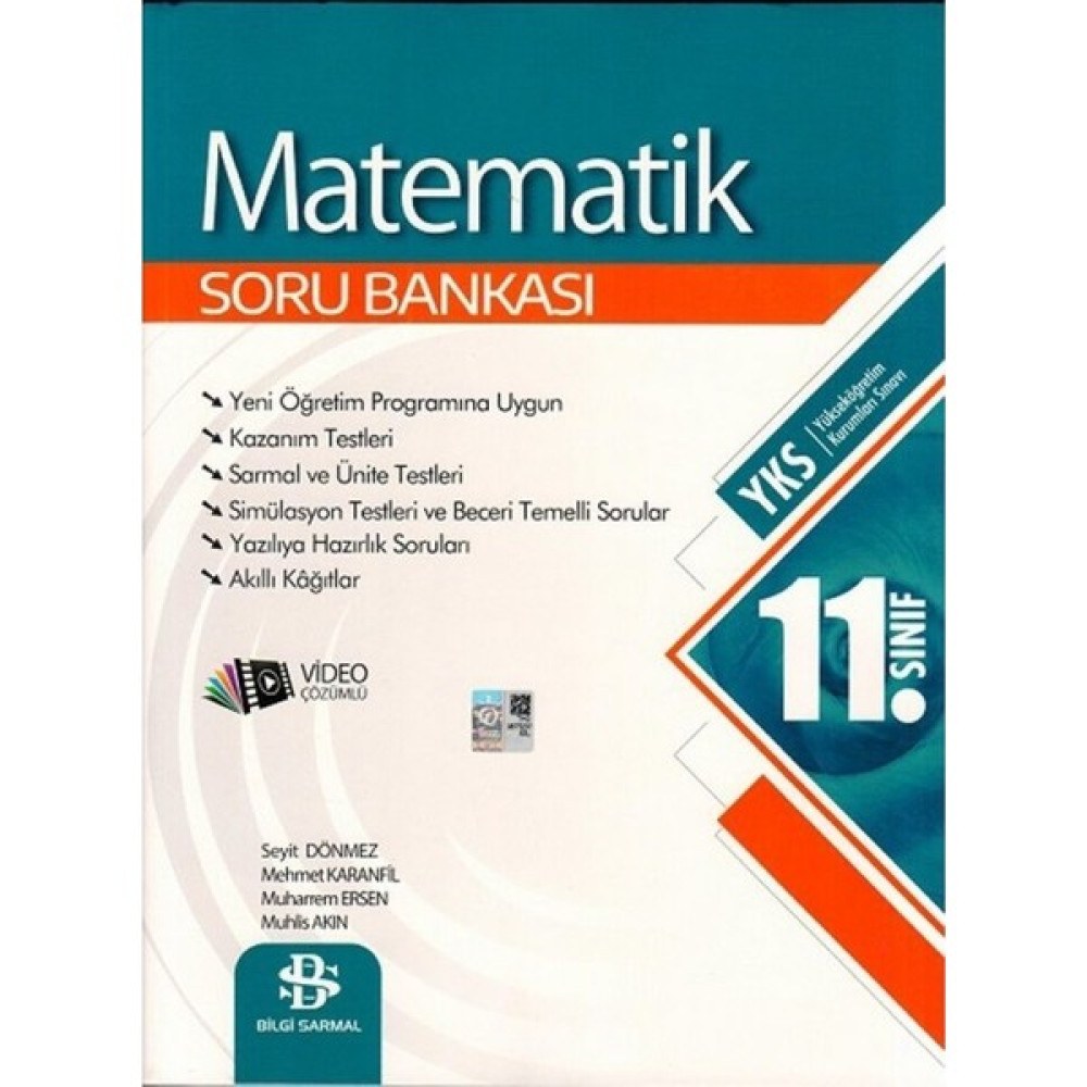 Bilgi Sarmal Yayınları 11. Sınıf Matematik Soru Bankası Matematik Fiyatı
