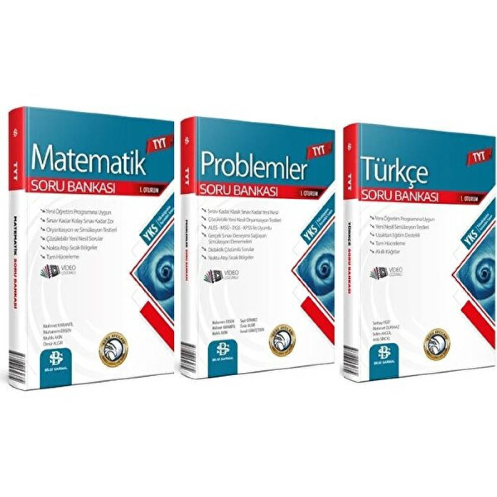 Bilgi Sarmal Yayınları Bilgi Sarmal TYT Türkçe Matematik ve Problemler Soru Bankası Seti Kaynak Kitapları Fiyatı