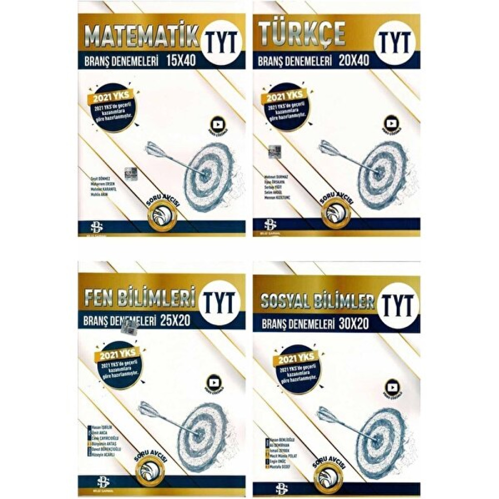 Bilgi Sarmal Yayınları Matematik Türkçe Fen Bilimleri Sosyal Bilimler Branş Deneme Seti 2021 (Ciltli) Matematik Fiyatı