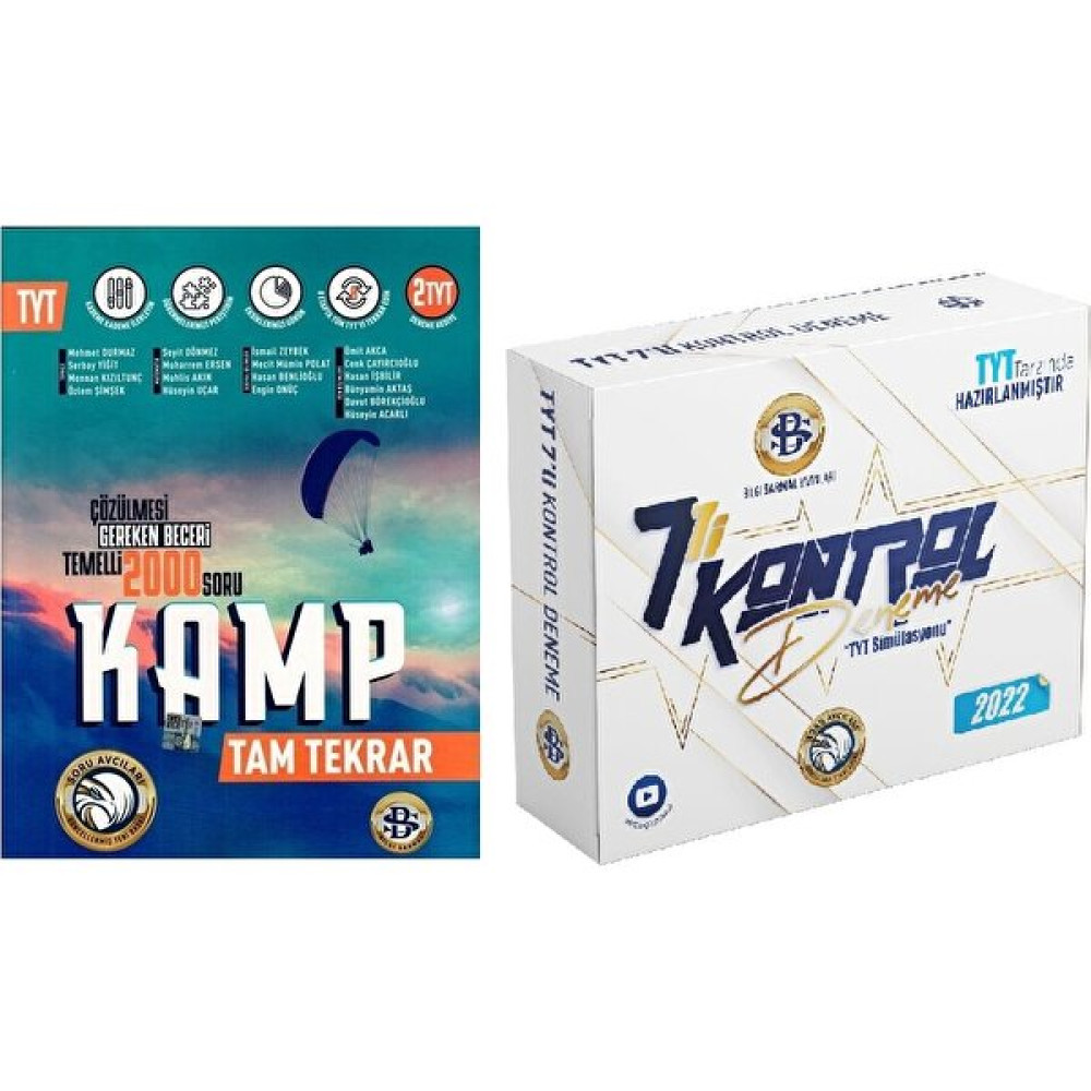 Bilgi Sarmal Yayınları TYT Sarmal Kamp Tam Tekrar- Genel Deneme Kontrol 7li Kaynak Kitapları Fiyatı