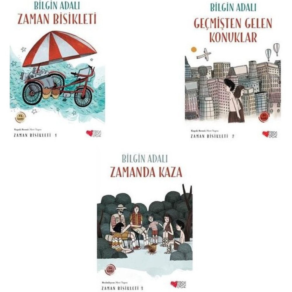 Bilgin Adalı Zaman Bisikleti Seti - 3 Kitap Çocuk Öykü Fiyatı