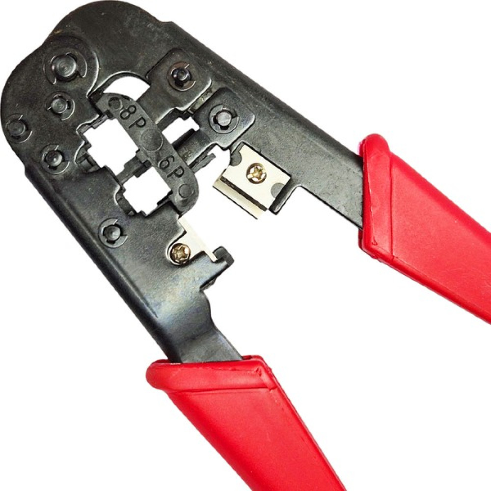 Bilgisayar Kablo Sıkma Soyma Pensesi 6p 8p RJ45 RJ12 Network Ağ Konnektör Pense - Kırmızı Oto Boyaları Fiyatı