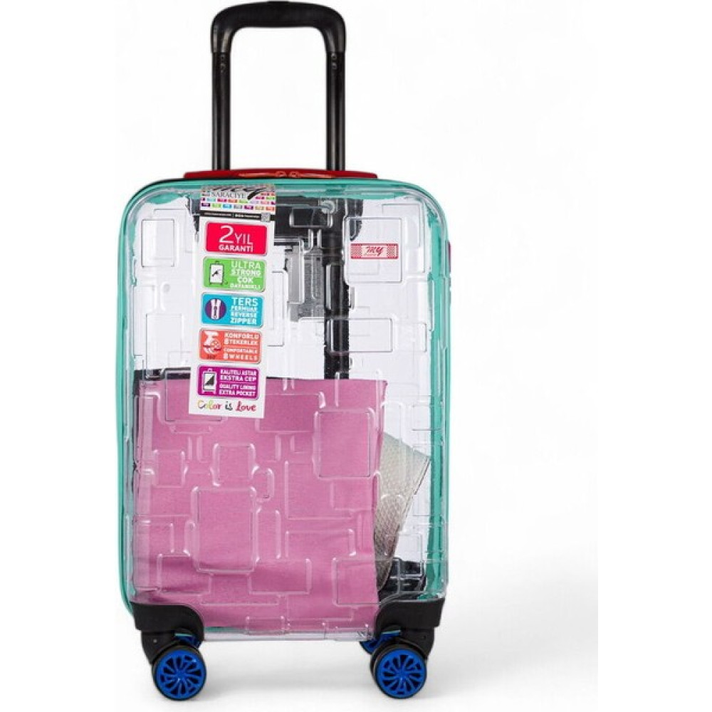 Bilik Deri Su Yeşili Unisex Kabin Boy Valiz 10136-K Oto Boyaları Fiyatı